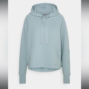 Sweaty Betty Revive Cropped Hoodie, light Blue, size XS